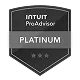intuit proadvisor badge tier platinum logo